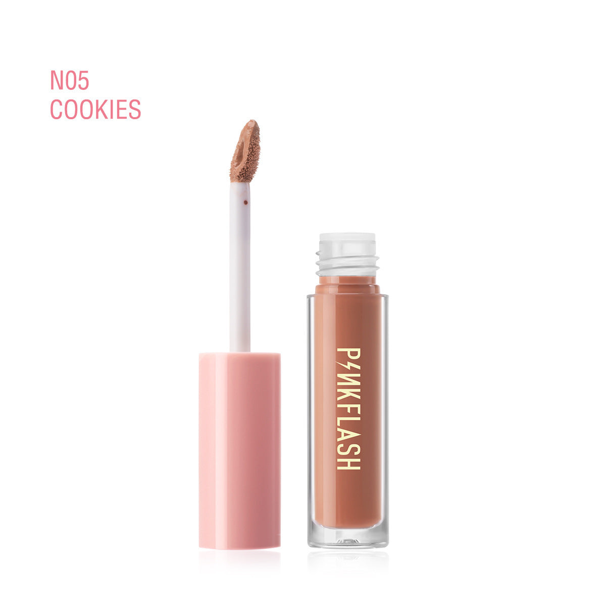 PINKFLASHFactory Wholesale18Color Exclusive for Cross-Border Moisturizing White No Stain on Cup Velvet Lipstick Matte Lip Gloss