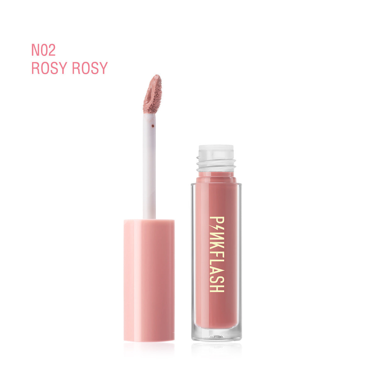 PINKFLASHFactory Wholesale18Color Exclusive for Cross-Border Moisturizing White No Stain on Cup Velvet Lipstick Matte Lip Gloss
