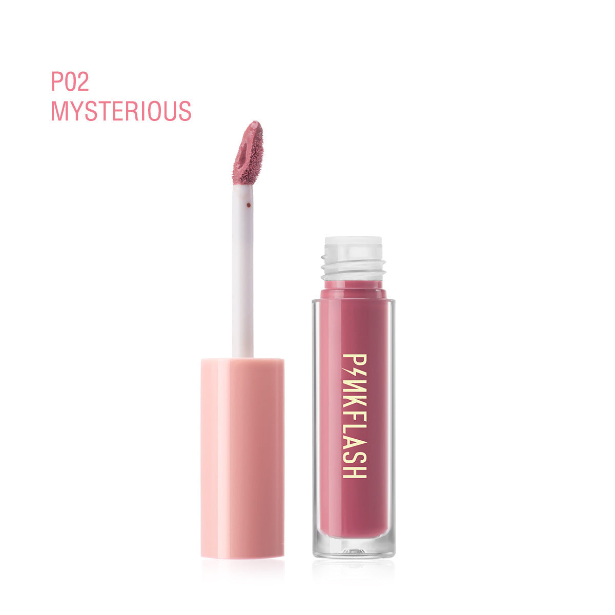 PINKFLASHFactory Wholesale18Color Exclusive for Cross-Border Moisturizing White No Stain on Cup Velvet Lipstick Matte Lip Gloss