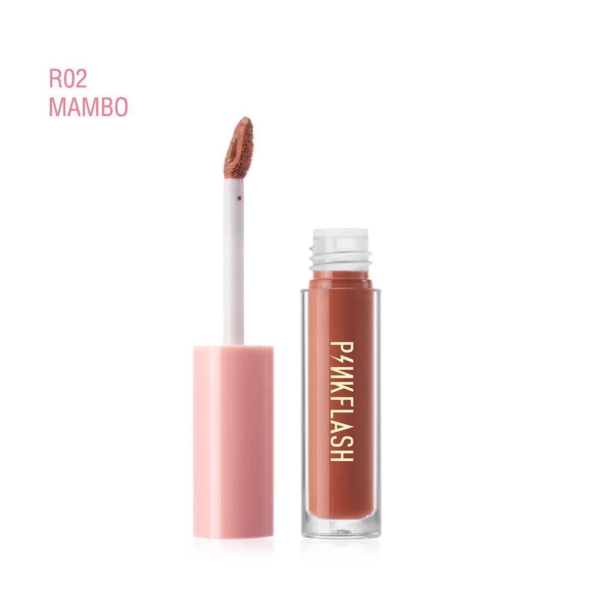 PINKFLASHFactory Wholesale18Color Exclusive for Cross-Border Moisturizing White No Stain on Cup Velvet Lipstick Matte Lip Gloss