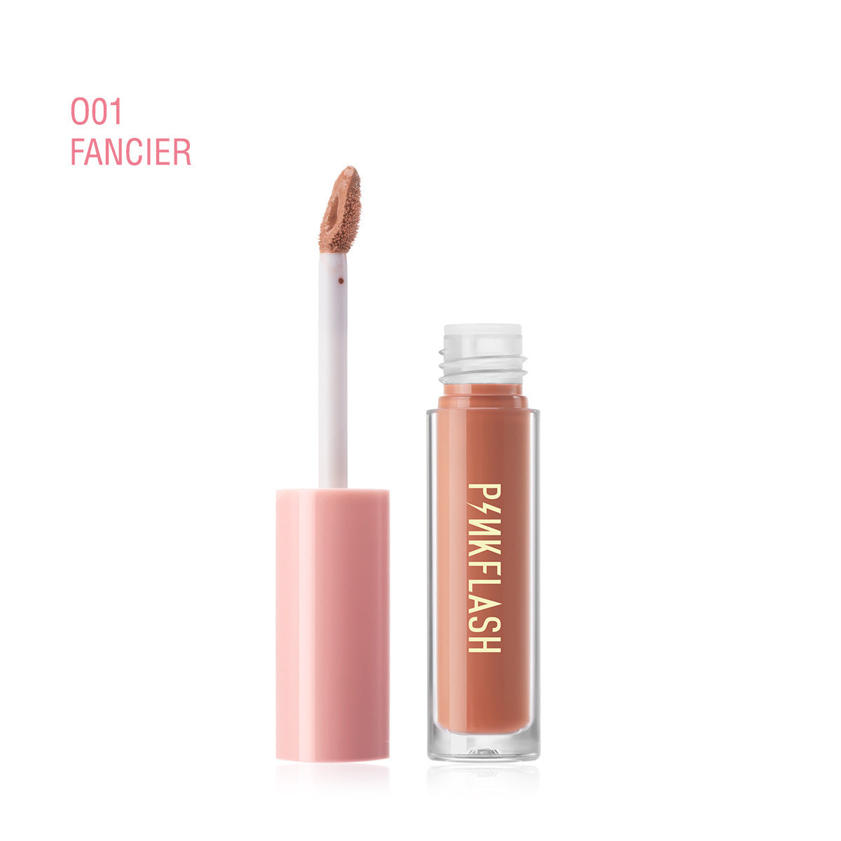 PINKFLASHFactory Wholesale18Color Exclusive for Cross-Border Moisturizing White No Stain on Cup Velvet Lipstick Matte Lip Gloss