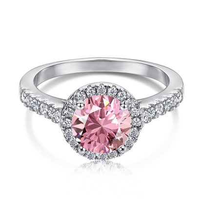 [AIYO]#【3】 Colorful Jewelry Ring  (all $25 Free Shipping) [Buy One Get Three Free: Earrings, Ring Box, Cloth]