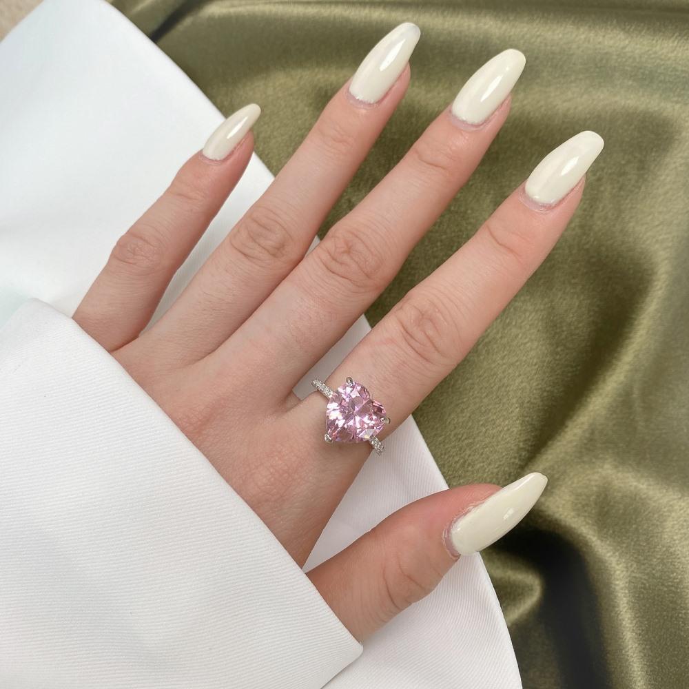 [AIYO]#【3】 Colorful Jewelry Ring  (all $25 Free Shipping) [Buy One Get Three Free: Earrings, Ring Box, Cloth]