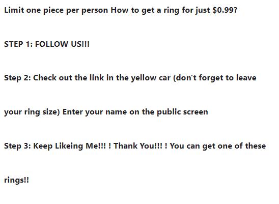 [AIYO]# Pure White Diamond Ring (all 25 Free Delivery) [buy One Get Three Free: Earrings, Ring Box, Cloth]