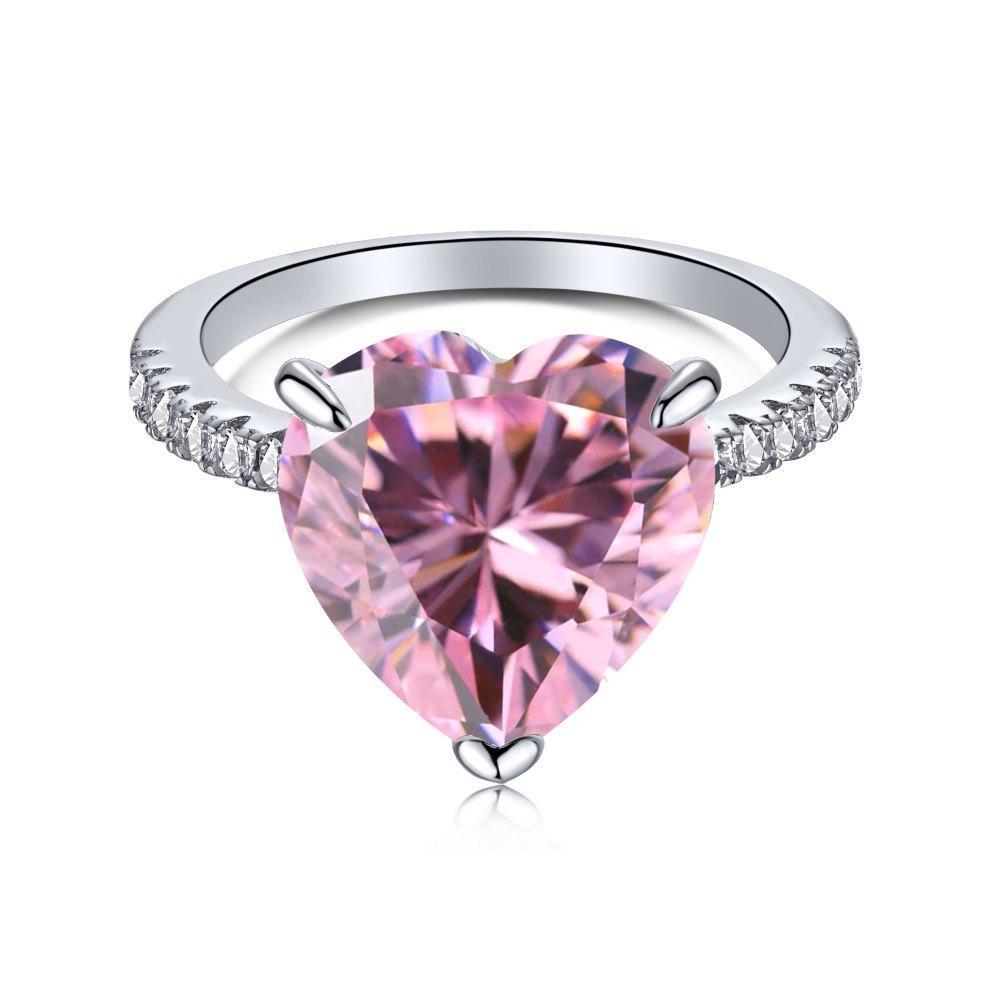 [AIYO]#【3】 Colorful Jewelry Ring  (all $25 Free Shipping) [Buy One Get Three Free: Earrings, Ring Box, Cloth]