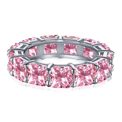 [AIYO]#【3】 Colorful Jewelry Ring  (all $25 Free Shipping) [Buy One Get Three Free: Earrings, Ring Box, Cloth]