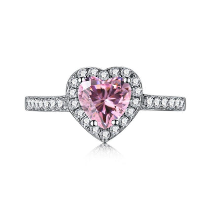 [AIYO]#【3】 Colorful Jewelry Ring  (all $25 Free Shipping) [Buy One Get Three Free: Earrings, Ring Box, Cloth]