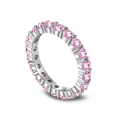 [AIYO]#【3】 Colorful Jewelry Ring  (all $25 Free Shipping) [Buy One Get Three Free: Earrings, Ring Box, Cloth]