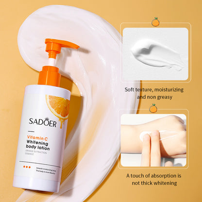 SADOERVitaminCWhitening Body Lotion Moisturizing, Hydrating, Smooth, Tender, Brightening and Moisturizing VitaminsCCross-Border Body