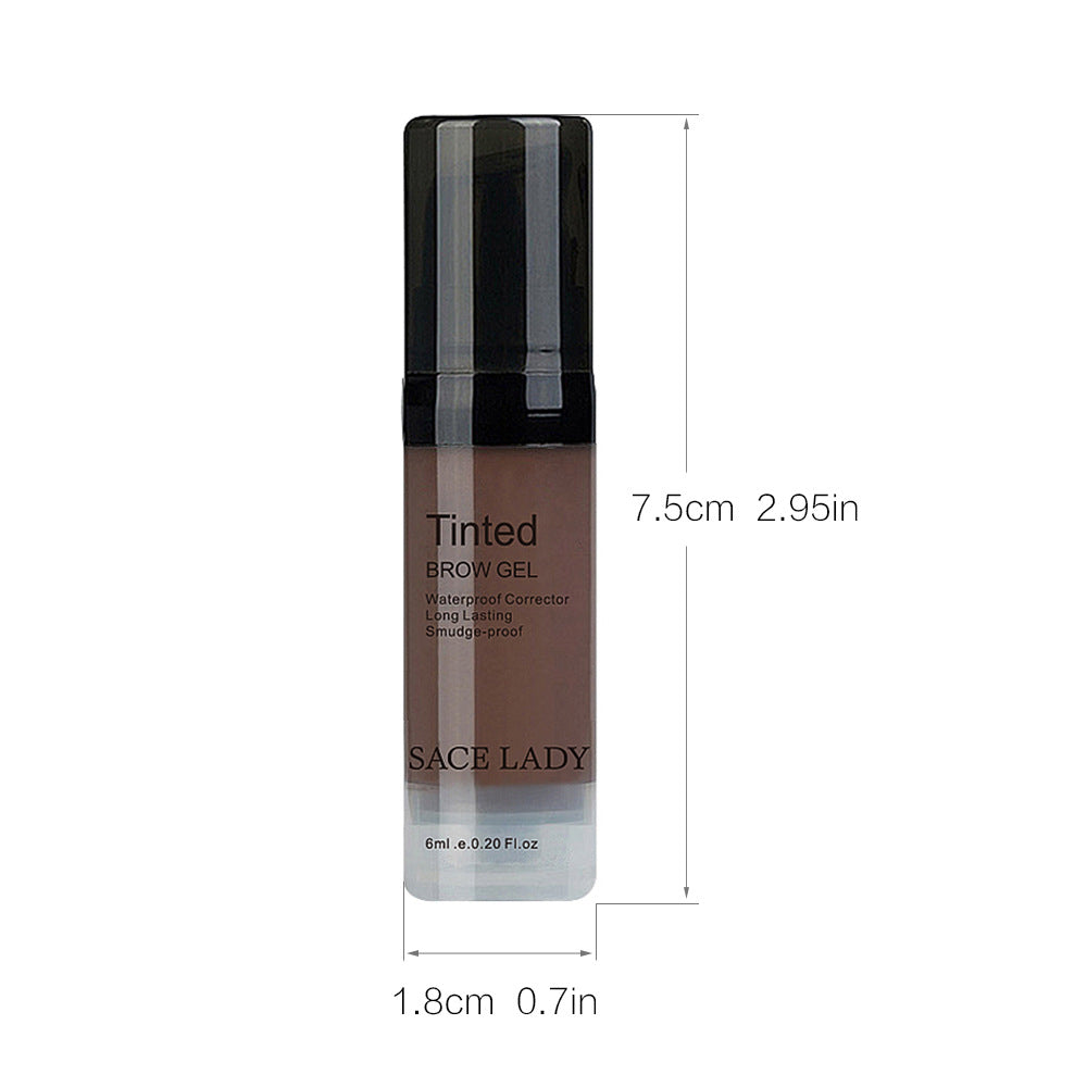 SACE LADY Liquid Eyebrow Cream Waterproof and Durable Smear-Proof Makeup Eyebrow Gel 6ml SL331