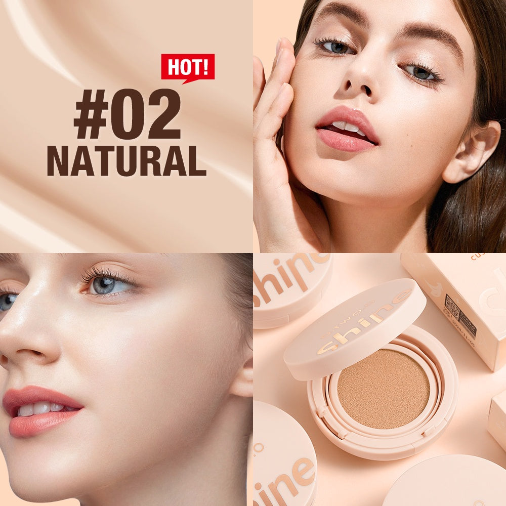 O.TWO.O Air Cushion BB Cream Long-lasting Waterproof Brighten 3 Colors
