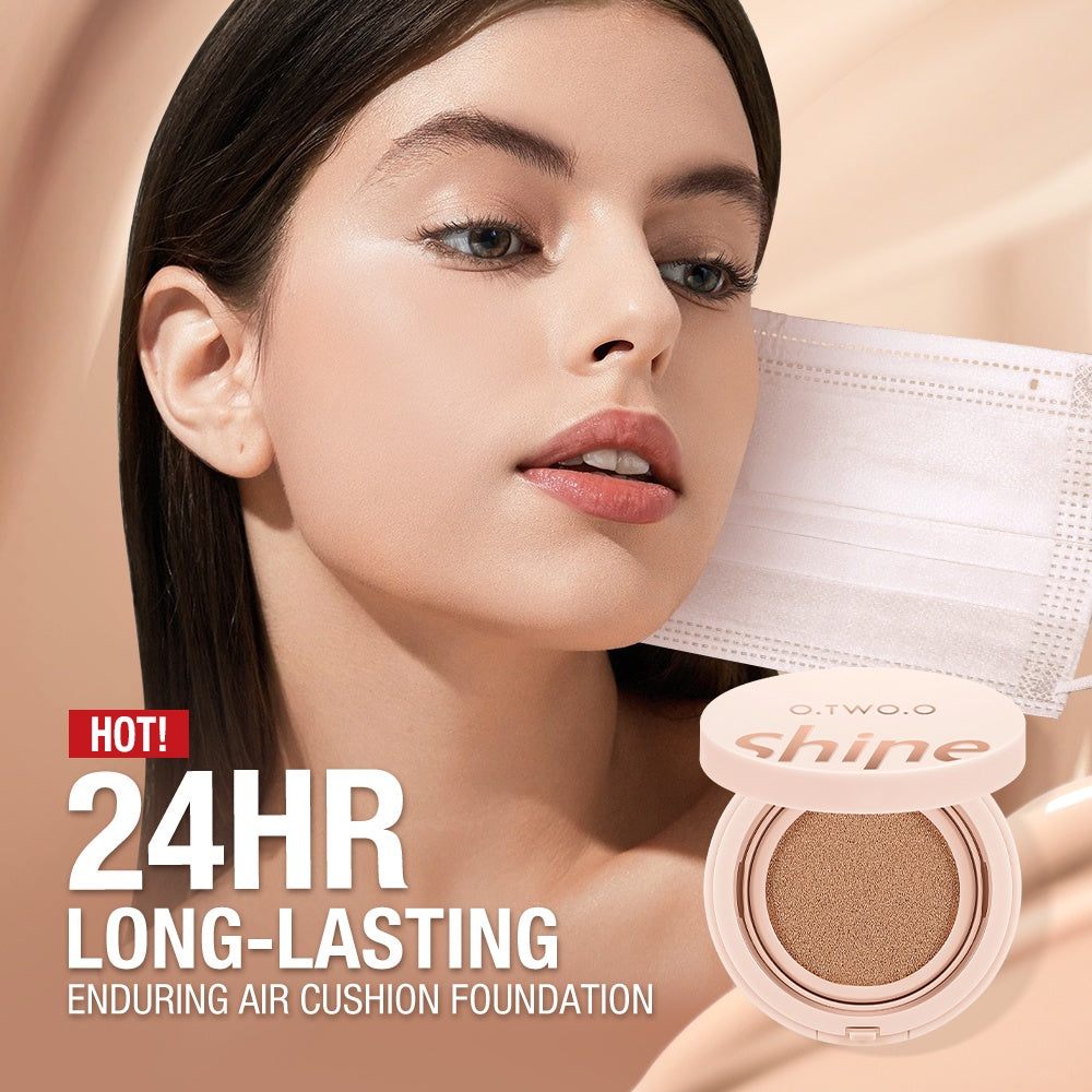 O.TWO.O Air Cushion BB Cream Long-lasting Waterproof Brighten 3 Colors
