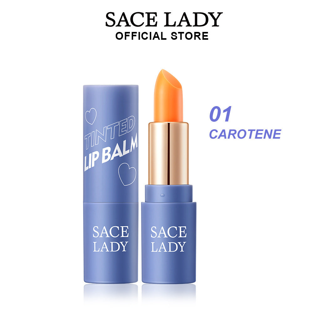 SACE LADY Three-Color Color-Changing Lipstick Moisturizing and Nourishing Anti-ChappingTinted Lip Balm  SL627