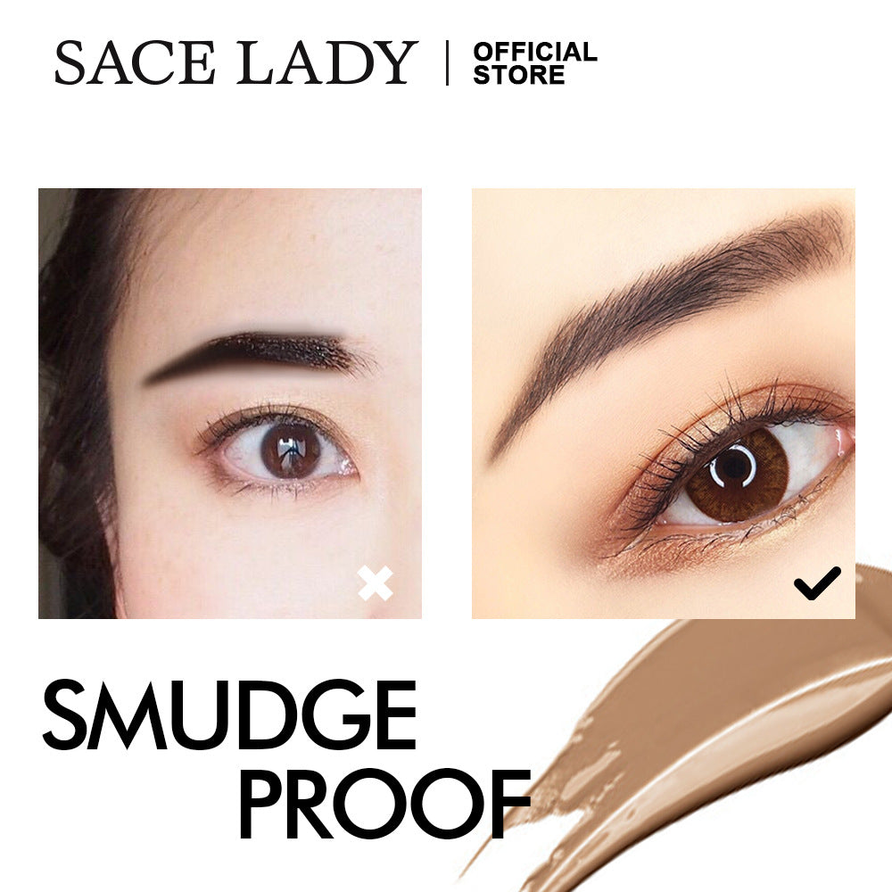 SACE LADY Liquid Eyebrow Cream Waterproof and Durable Smear-Proof Makeup Eyebrow Gel 6ml SL331