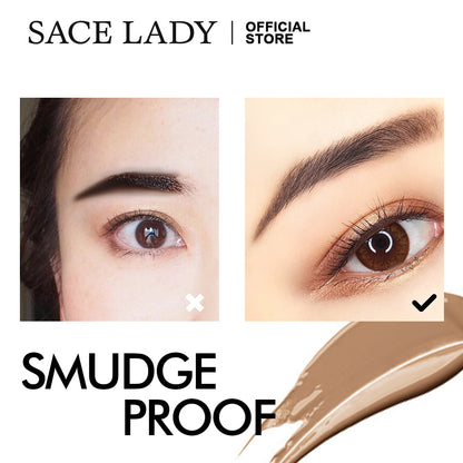 SACE LADY Liquid Eyebrow Cream Waterproof and Durable Smear-Proof Makeup Eyebrow Gel 6ml SL331