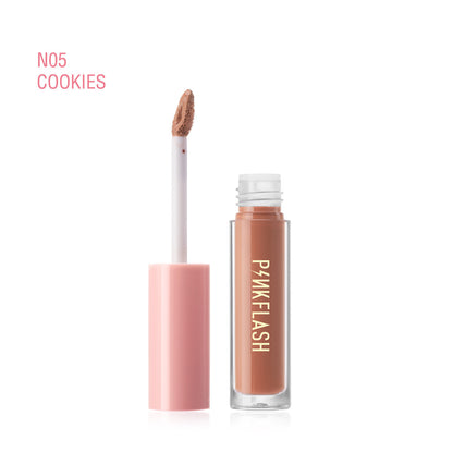 PINKFLASHFactory Wholesale18Color Exclusive for Cross-Border Moisturizing White No Stain on Cup Velvet Lipstick Matte Lip Gloss