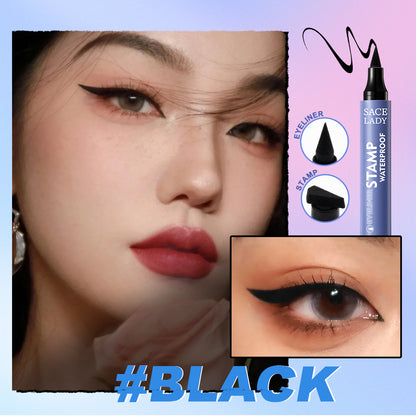 Sace Lady Seal Eyeliner Waterproof Easy to Make up Not SmudgeStamp Eyeliner  SL359