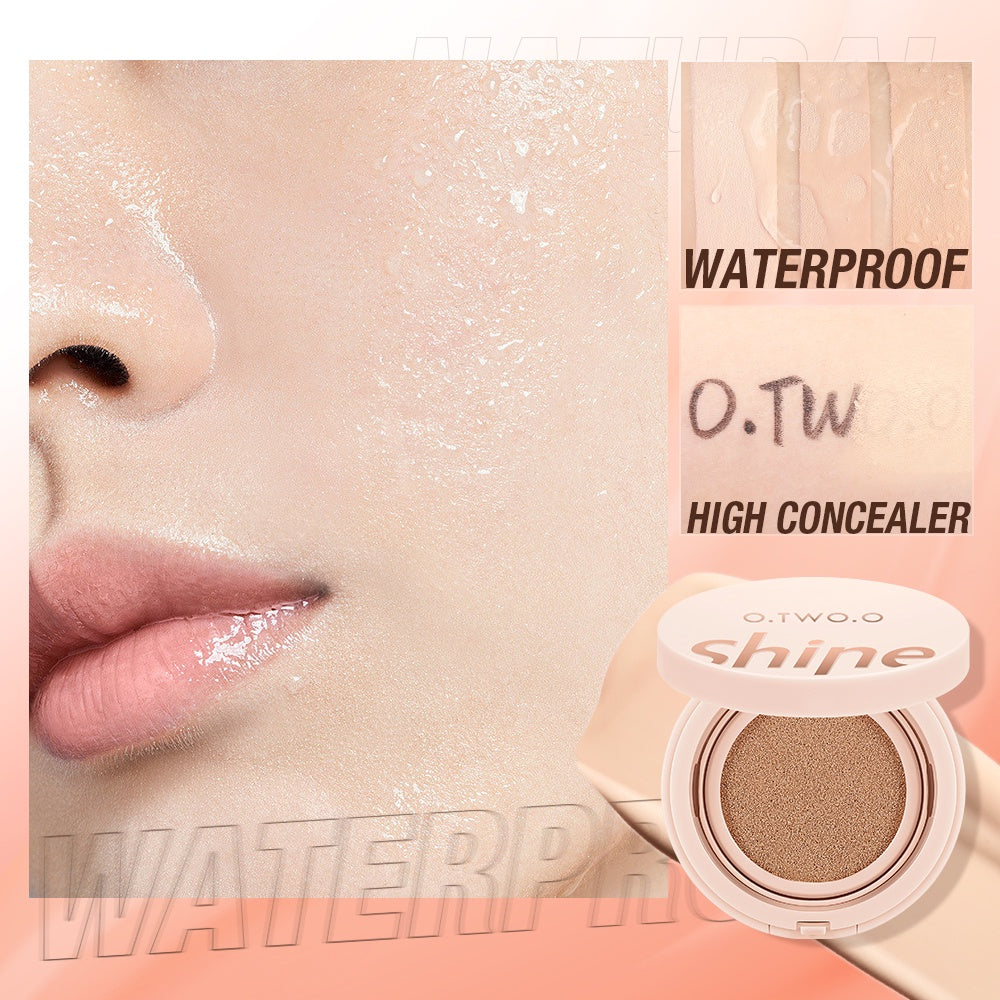 O.TWO.O Air Cushion BB Cream Long-lasting Waterproof Brighten 3 Colors