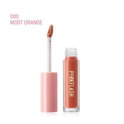 PINKFLASHFactory Wholesale18Color Exclusive for Cross-Border Moisturizing White No Stain on Cup Velvet Lipstick Matte Lip Gloss