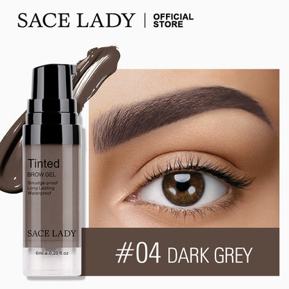 SACE LADY Liquid Eyebrow Cream Waterproof and Durable Smear-Proof Makeup Eyebrow Gel 6ml SL331